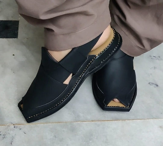 Zalmi Chappal (Black)